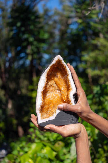 Citrine Geode of Golden Wonder